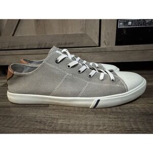 Johnnie-O Sail Away‎ Men's Size 11 M Gray US Shoes Boating Sneaker Stretch Laces